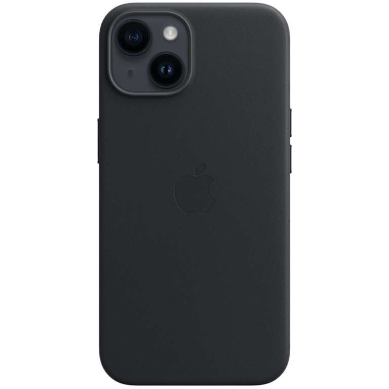 Original Apple Leder-Case MagSafe für das iPhone 14 - Midnight