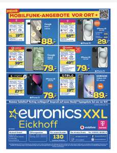Lokal Euronics Eickhoff Warstein 20€/ Monat Rabatt Aktion Telekom Magenta Mobil M Young 19,95€/Monat Pixel 7 ZZ 88€ Magenta1 berechtigt