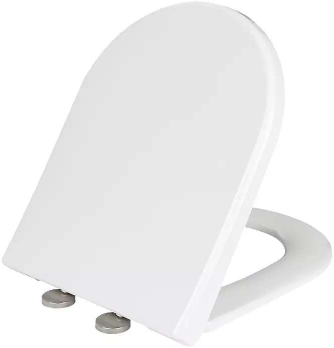 WC-Sitz D-Form mit Absenkautomatik, bis 150 kg, Edelstahlscharniere und Schnellverschluss für 12,99 Euro [Kaufland]
