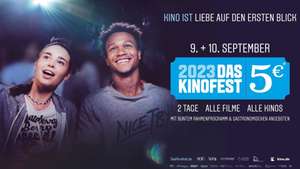 Kinotage in Deutschland 09.09-10.09 alle Filme 5€