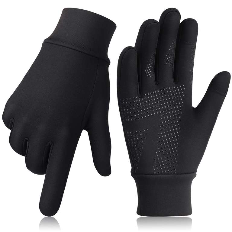 HASAGEI Touchscreen Handschuhe, Fleece, Laufhandschuhe, Sport, Warm, Winddicht, Fahrrad, Wandern, Fahren (Prime)