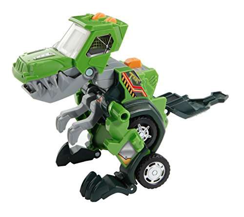 VTech Switch and Go - Dino T-Rex Transformer – 2in1 Spielzeug mit Dinostimme, LCD-Bildschirm, Geräusch- und Lichteffekten [Prime / OttoUp]