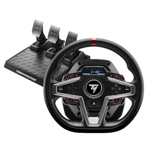 Thrustmaster T-248 Force Feedback Lenkrad & Pedale-set für PS5/PS4/PC