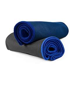 (Prime) NirvanaShape Mikrofaser Kühltuch, kühlendes Handtuch - Kühlhandtuch ideal für Sport, Laufen, Yoga, Golf, Wandern - Ice Towel