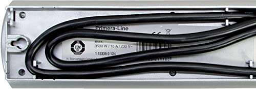 [Prime] Brennenstuhl Primera-Line, Steckdosenleiste 10-Fach (Mehrfachsteckdose mit 2 Schaltern für je 5 Steckdosen und 2m Kabel)