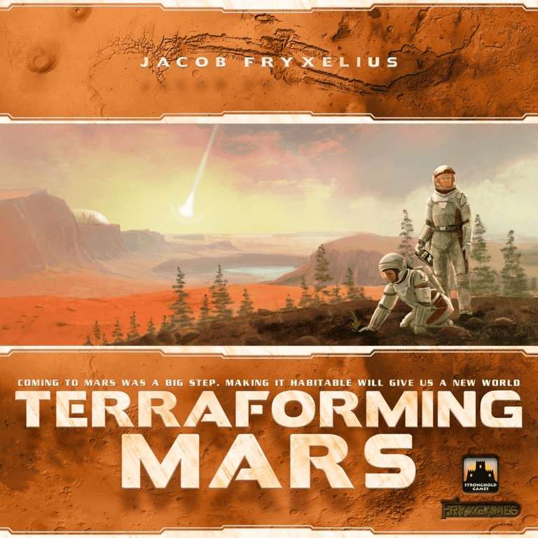 Brett- & Gesellschaftsspiel: Terraforming Mars (BGG 8,4, für 1-5 Spieler, ca. 120min, nominiert zum Kennerspiel 2017)