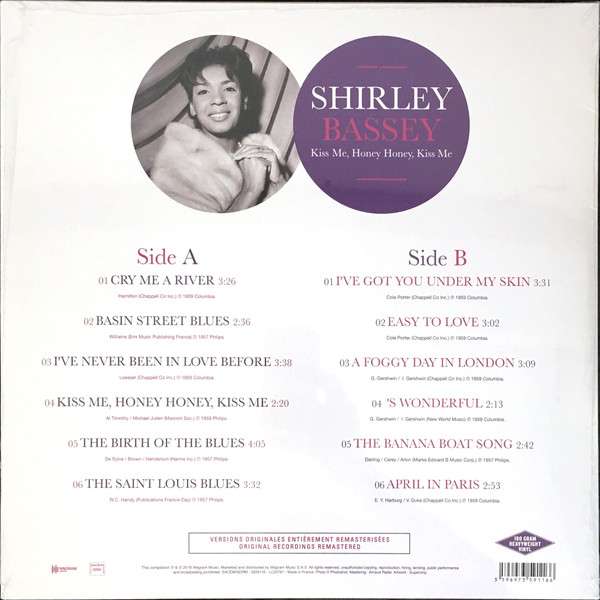 Shirley Bassey - Kiss me, honey, honey, kiss me (2018) - Vinyl LP, Schallplatte, LP [Prime]