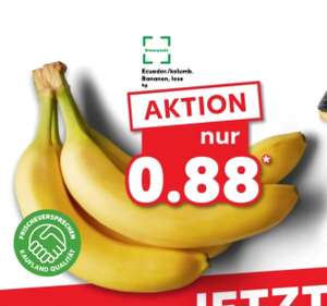 [Einige Kaufland-Filialen z.B. Frankfurt/Main, München, Hamburg, Erfurt, Karlsruhe, Göttingen, Mainz, Magdeburg] Bananen für 0,88 € pro Kilo