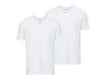 Doppelpack Herren Unterhemden T-Shirts von MEXX in Regular Fit mit V-Ausschitt oder Rundhalsausschnitt
