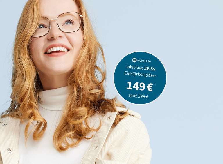 binder Optik Einstärkenbrille inkl. ZEISS Gläser nur 149 € / Gleitsichtbrille inkl. ZEISS Gläser nur 299 €