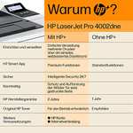 HP Laserjet Pro 4002dne Multifunktions-Laserdrucker, 50 Euro Cashback, Drucker, Scanner, Kopierer, WLAN, LAN, Duplex, Airprint, mit HP+