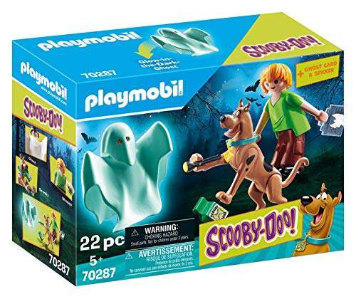 PLAYMOBIL SCOOBY-DOO! Scooby und Shaggy mit Geist (leuchtend) Prime