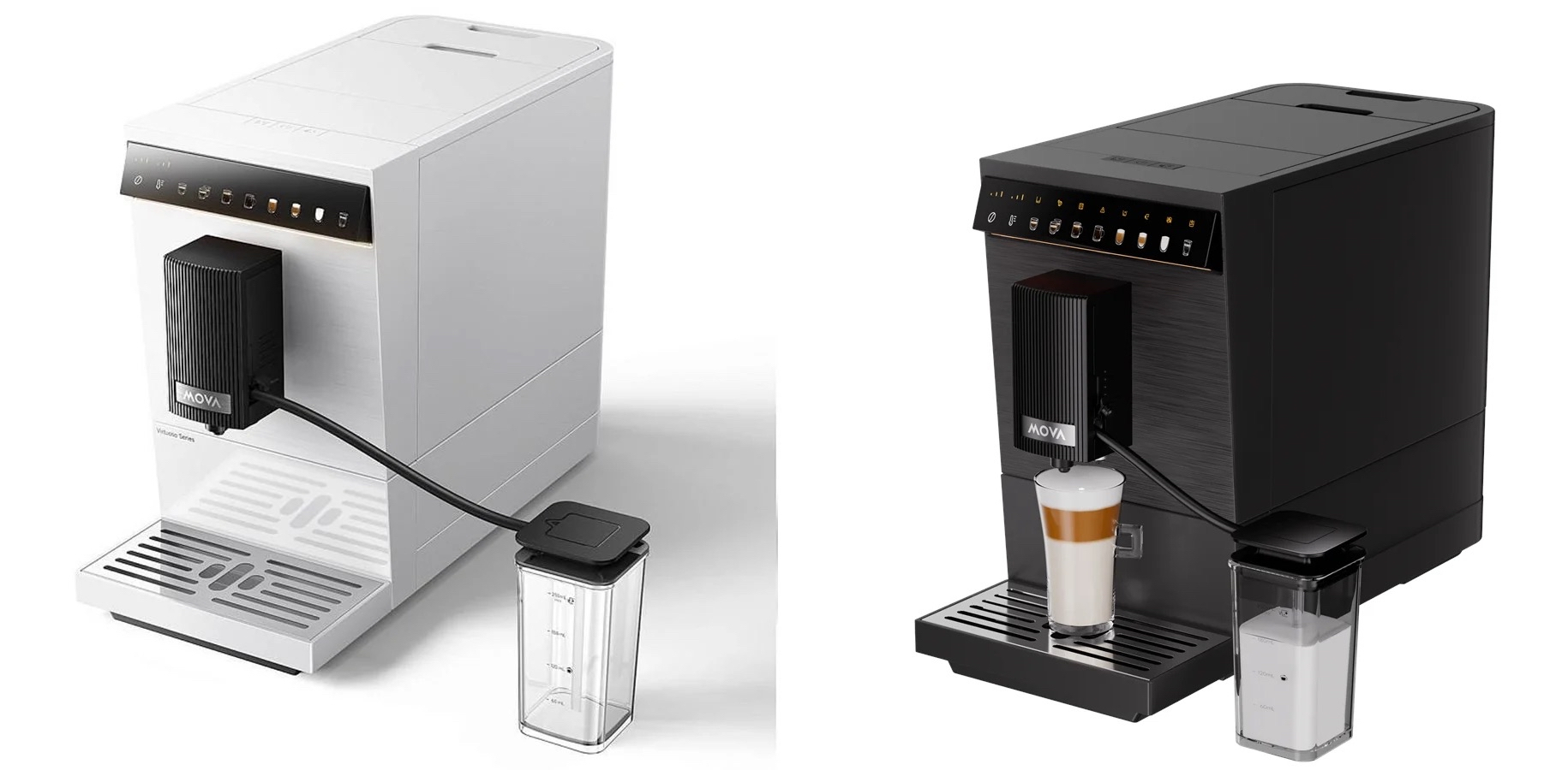 [Proshop] MOVA Virtuoso 10 Pro Kaffeevollautomat (One-Touch-Milchschaum, Slim-Design, Vorbrühen) in Schwarz und Weiß verfügbar