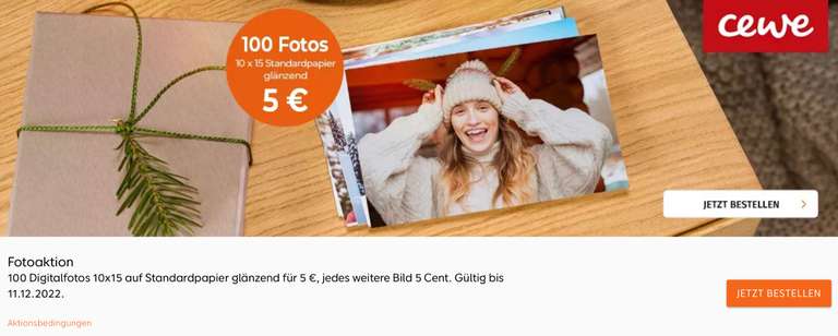[Müller] 100 Fotos Fotoabzüge 10x15 für 5 Euro (versandkostenfreie Filiallieferung)