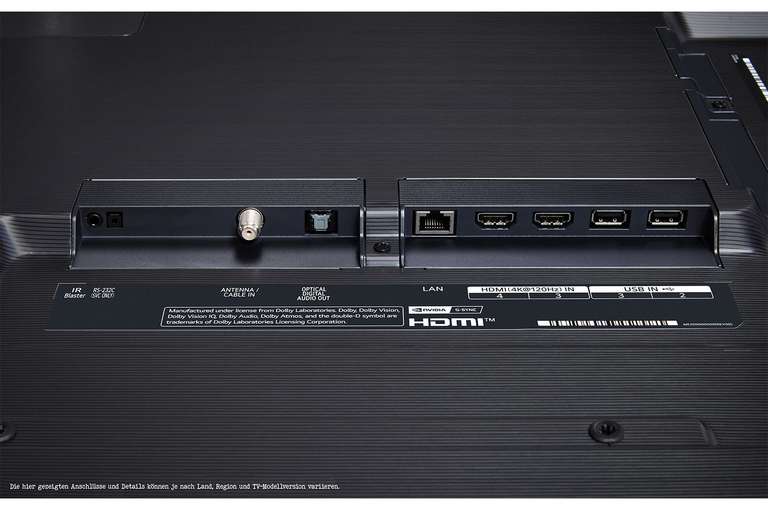 [Neukunden] LG OLED65G29LA Fernseher (65" OLED G2 Evo EX, 120Hz, ~1000nits, 2x Triple Tuner, 4x HDMI 2.1, 5-10ms Input Lag, webOS)