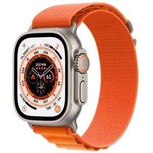 Apple Watch Ultra GPS + Cellular - 49mm - Nylon Armband Medium in Orange