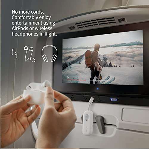 Twelve South AirFly SE | Bluetooth Wireless Transmitter - Kopfhörer/Airpods u.a. im Flugzeug nutzen