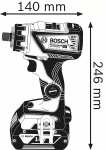Bosch Professional GSR 18V-60 FC inkl. Aufsätze und L-BOXX