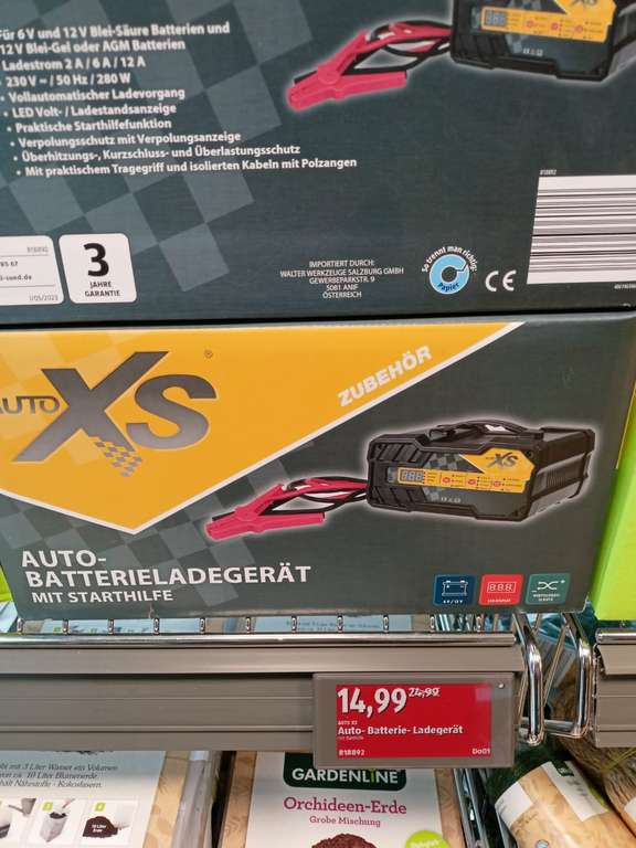(Lokal / Offline) Aldi Süd Kaiserslautern Auto-Batterieladegerät mit Starthilfe