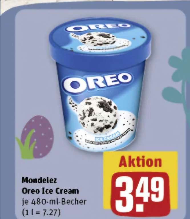 [Rewe] Oreo Milka Daim Eis für effektiv 1,49 € oder weniger dank Mondelez Glücksrad Cashback