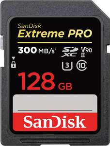 SanDisk SDXC Extreme Pro 128GB 300MB/s V90 UHS II SD Karte (Bestpreis?)