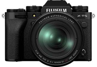 Fujifilm X-T5 schwarz mit Objektiv XF 16-80mm 4.0 R OIS WR