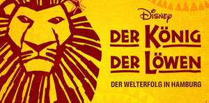 König der Löwen das Musical: Ticket + Hotelübernachtung in Hamburg ab 98,50€ pro Person (2 Personen)