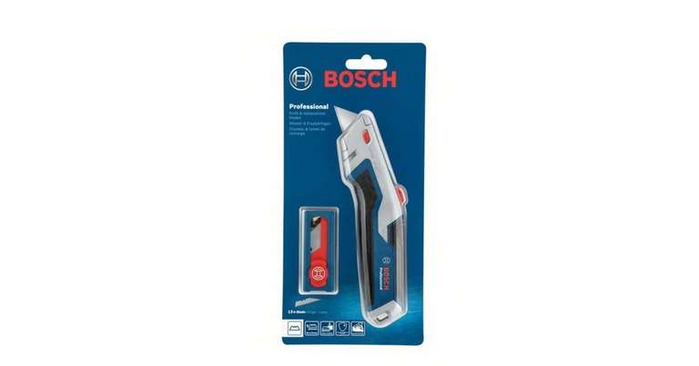 Bosch Professional Universalmesser und Klingen-Set 63 x 19mm, Teppichmesser