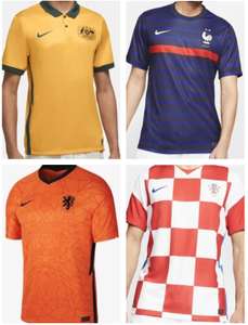 50% Rabatt, Nike Fußball Trikots: Australien, Frankreich, Kroatien + Niederlande