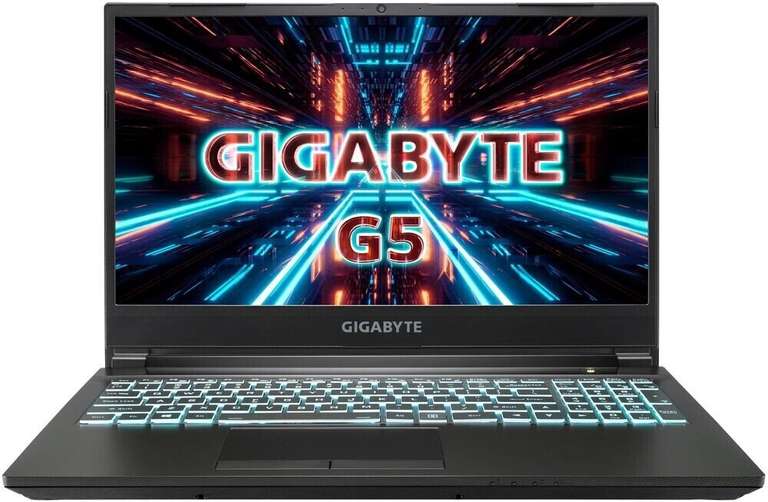 GigaByte G5 | 15,6" FHD 144 Hz, Intel Core i5-11400H, 16 GB RAM, 512 GB SSD, nVidia GeForce RTX 3060 105 W, 49 Wh, Free DOS