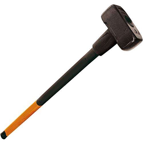 [Prime-Day] Fiskars Vorschlaghammer, Gewicht: 6,13 kg, Karbonstahl (geschmiedet), Schwarz/Orange, XXL, 1001618