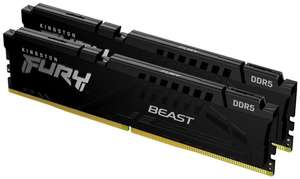 Kingston Fury Beast 32GB DDR5 RAM | 6000 MHz CL40