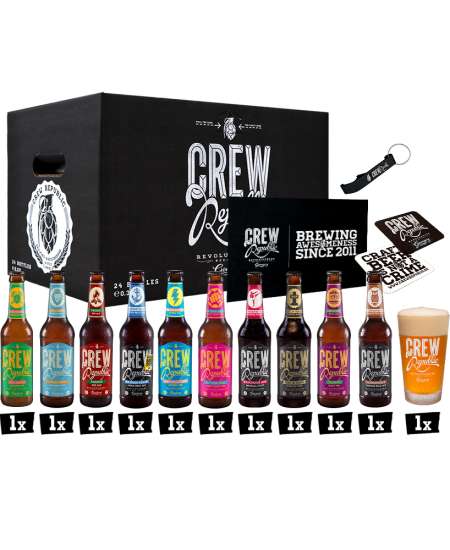 Crew Republic zwei Kisten Bier zum Preis von einer