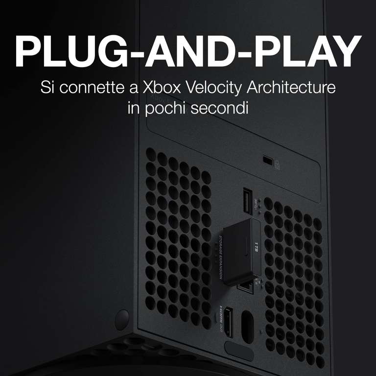 [Personalisiert] Seagate Speichererweiterungskarte Xbox Series X|S 1TB SSD, Plug and Play NVMe-Erweiterungs-SDD