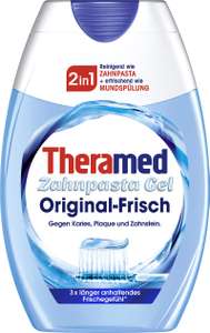 Theramed Zahncreme 2in1 Original, für antibakteriellen Rundumschutz (1 x 75 ml) (Prime Spar-Abo)