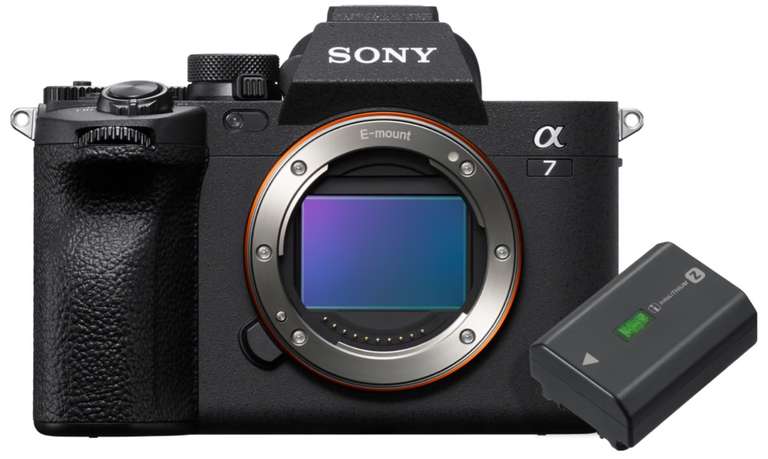 Sony a7 IV Body + Akku Bundle (33 MP, Echtzeit-Autofokus, 10 BpS, 4K60p, neigbarer Touchscreen, Z Akku mit hoher Speicherkapazität)