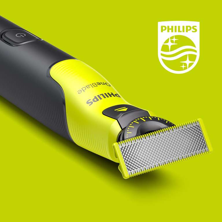 Philips OneBlade 360 Face+Body mit App-Anbindung , 360-Technologie, 1 Körper-Kit, neues Design (Modell QP4631/30)