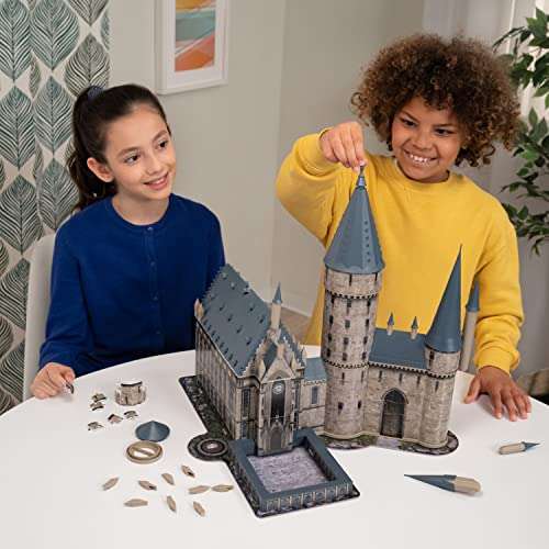 Ravensburger 3D Puzzle 11259 / Harry Potter Hogwarts Schloss - Die Große Halle / 540 Teile / Schwierigkeitsgrad 3 von 5 / ab 10 Jahre