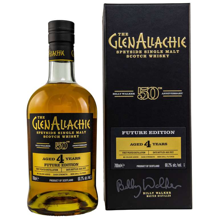 GlenAllachie 4 Future Edition Billy Walker 50th Anniversary Whisky 0,7l 60,2%