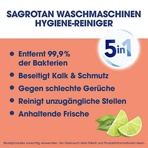 Sagrotan Waschmaschinen Hygiene-Reiniger 10%+10%/15% Sparabo