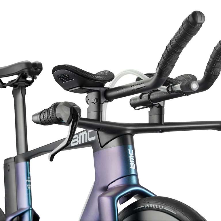 Triathlon Bike BMC SPEEDMACHINE 01 TWO (Carbon Rahmen+LRS+Cockpit+Ext ...