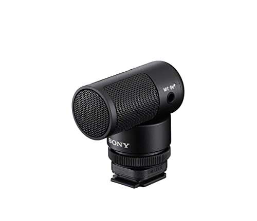 Sony ECM-G1 Shotgun-Mikrofon (Batterie- und kabellos), schwarz