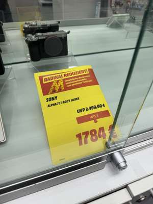 Sony Alpha 7C II Body Aussteller Mediamarkt Siegen