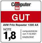 AVM FRITZ!Repeater 1200 AX (Wi-Fi 6 Repeater) Amazon, Saturn, MM