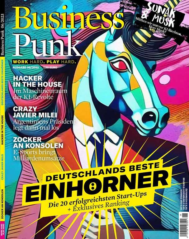Business Punk ePaper (6 Hefte als PDF) gratis für Newsletter Abonnement (endet automatisch)