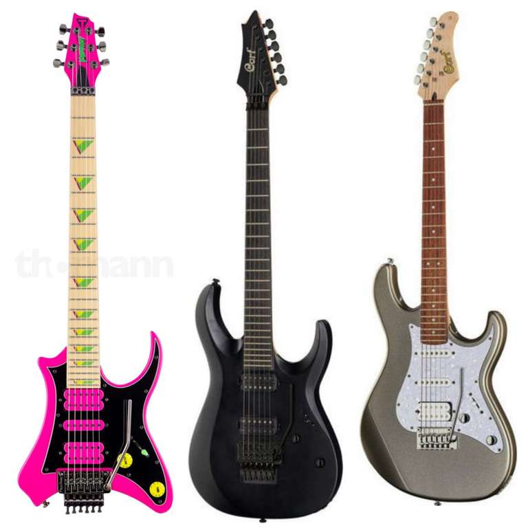 Traveler Guitar TR Vaibrant 88 DLX, Hot Pink 599€ | Cort KX 500 Menace E-Gitarre, Black Satin 699€ | Cort G 250, Silver Metallic 229€
