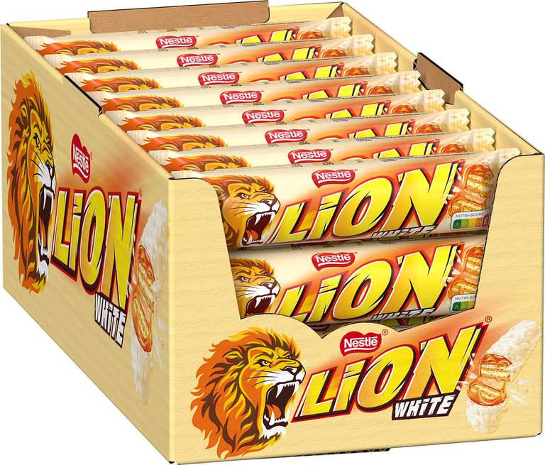 Nestlé Lion White 24er-Packung für 11,69€ - 24 x 42g Großpackung (Prime)