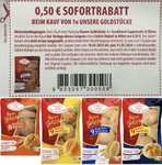 Coppenrath & Wiese "Unsere Goldstücke" TK Brötchen für 69 Cent durch Coupon bei EDEKA (zumindest Region Minden-Hannover)