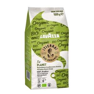 [Prime Sparabo] Lavazza ¡Tierra! For Planet, 1kg Packung, 100% hochwertige Arabica Kaffeebohnen, Heller Röstgrad