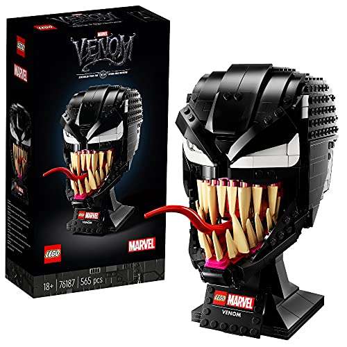 [PRIME] LEGO 76187 Marvel Spider-Man Venom Maske Bauset für Erwachsene, Fanartikel, Geschenkidee für Sammler